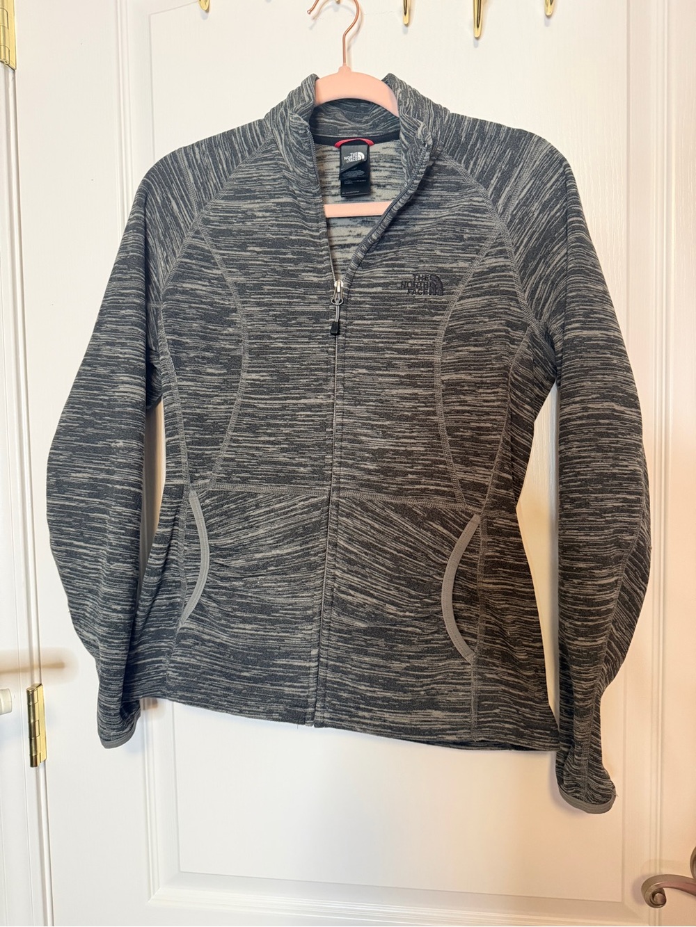 The North Face Women’s Gray Marled Full-Zip Jacket